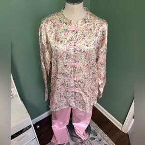 Vintage satin pajama set